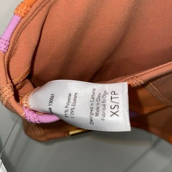 L*Space Womens Size XS Wyatt Colorblock Racerback Crop Top - Picture 11 of 11